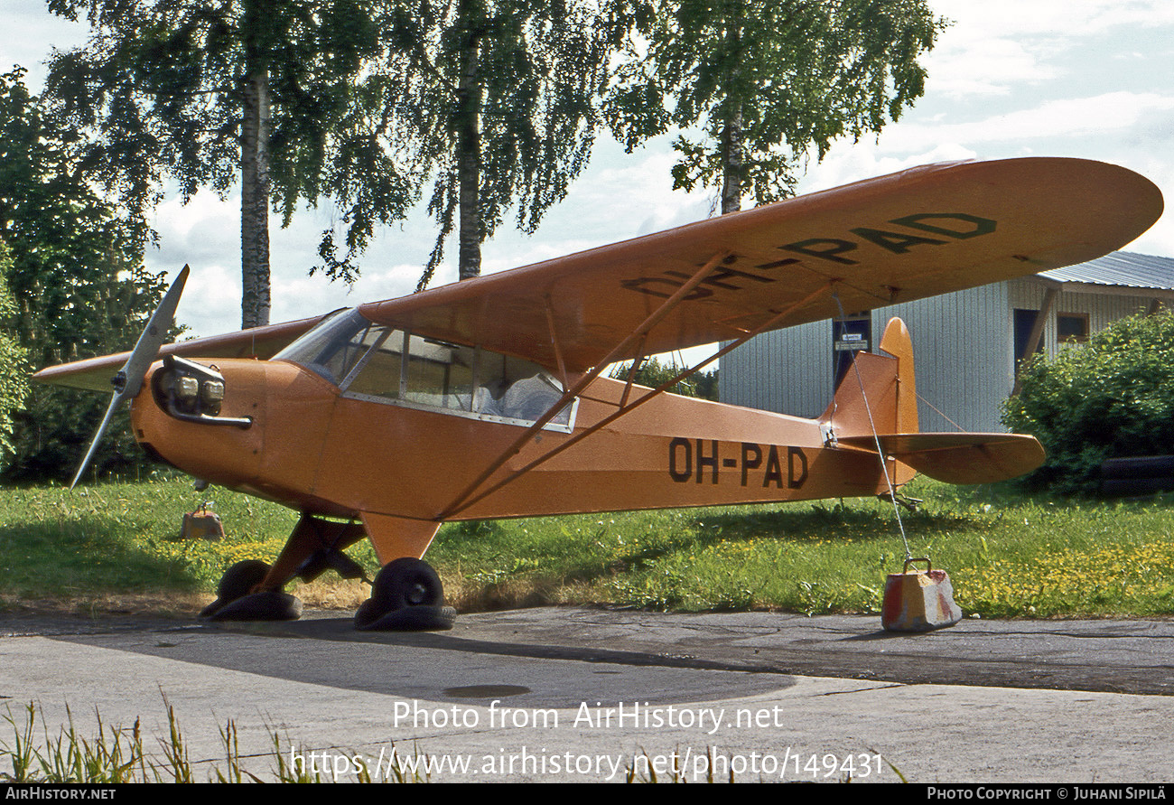 Aircraft Photo of OH-PAD | Piper J-3C-65 Cub | AirHistory.net #149431