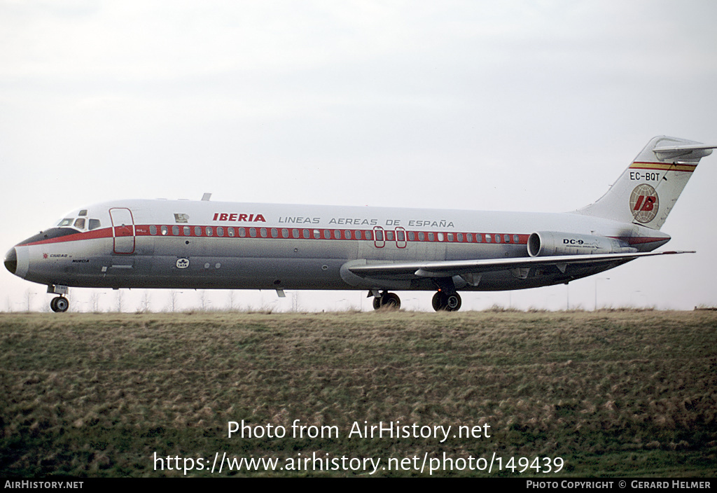 Aircraft Photo of EC-BQT | McDonnell Douglas DC-9-32 | Iberia | AirHistory.net #149439