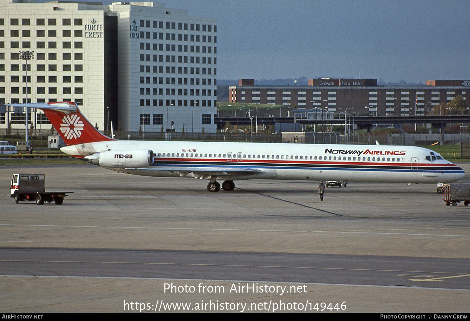 Aircraft Photo of SE-DHB | McDonnell Douglas MD-83 (DC-9-83) | Norway Airlines | AirHistory.net #149446