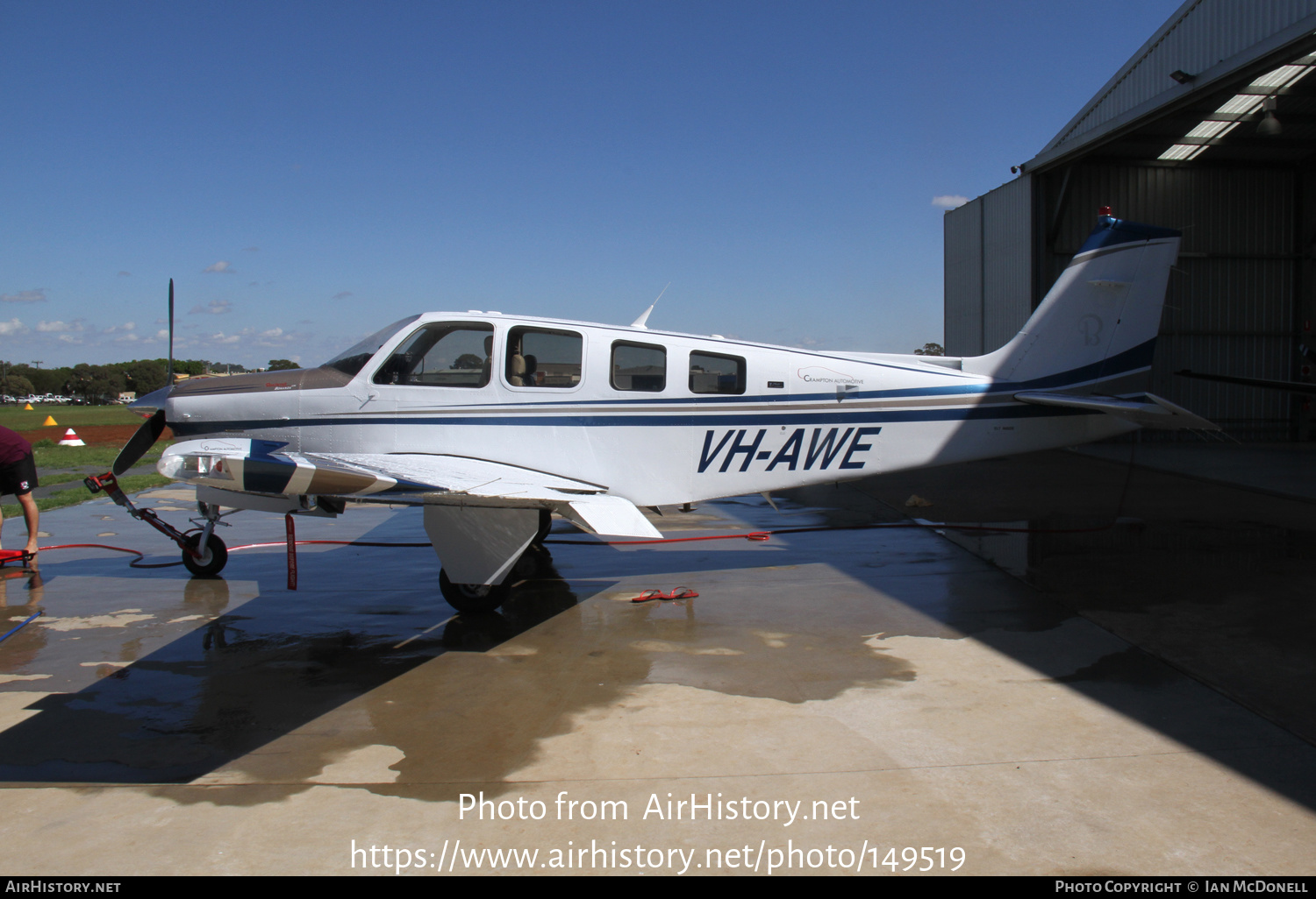 Aircraft Photo of VH-AWE | Hawker Beechcraft G36 Bonanza | AirHistory.net #149519