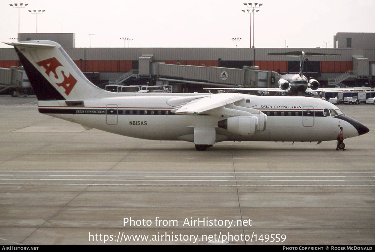 Aircraft Photo of N815AS | British Aerospace BAe-146-200 | Delta Connection | AirHistory.net #149559