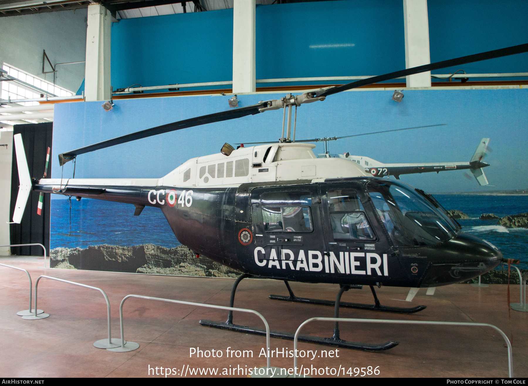 Aircraft Photo of MM80931 | Bell AB-206C-1 JetRanger | Italy - Carabinieri | AirHistory.net #149586