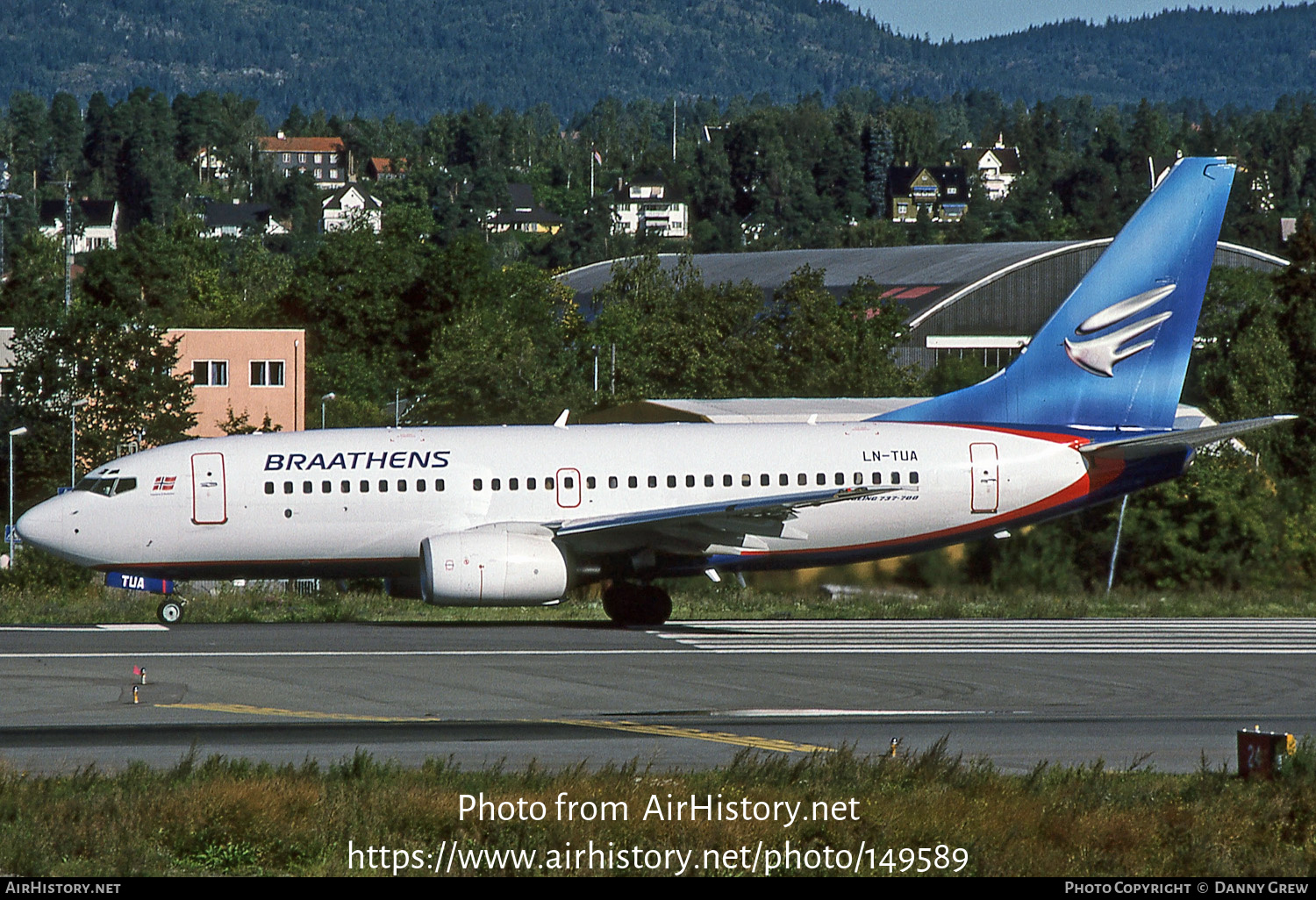 Aircraft Photo of LN-TUA | Boeing 737-705 | Braathens | AirHistory.net #149589