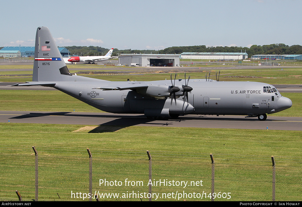 Aircraft Photo of 08-5715 / 85715 | Lockheed Martin C-130J-30 Hercules | USA - Air Force | AirHistory.net #149605