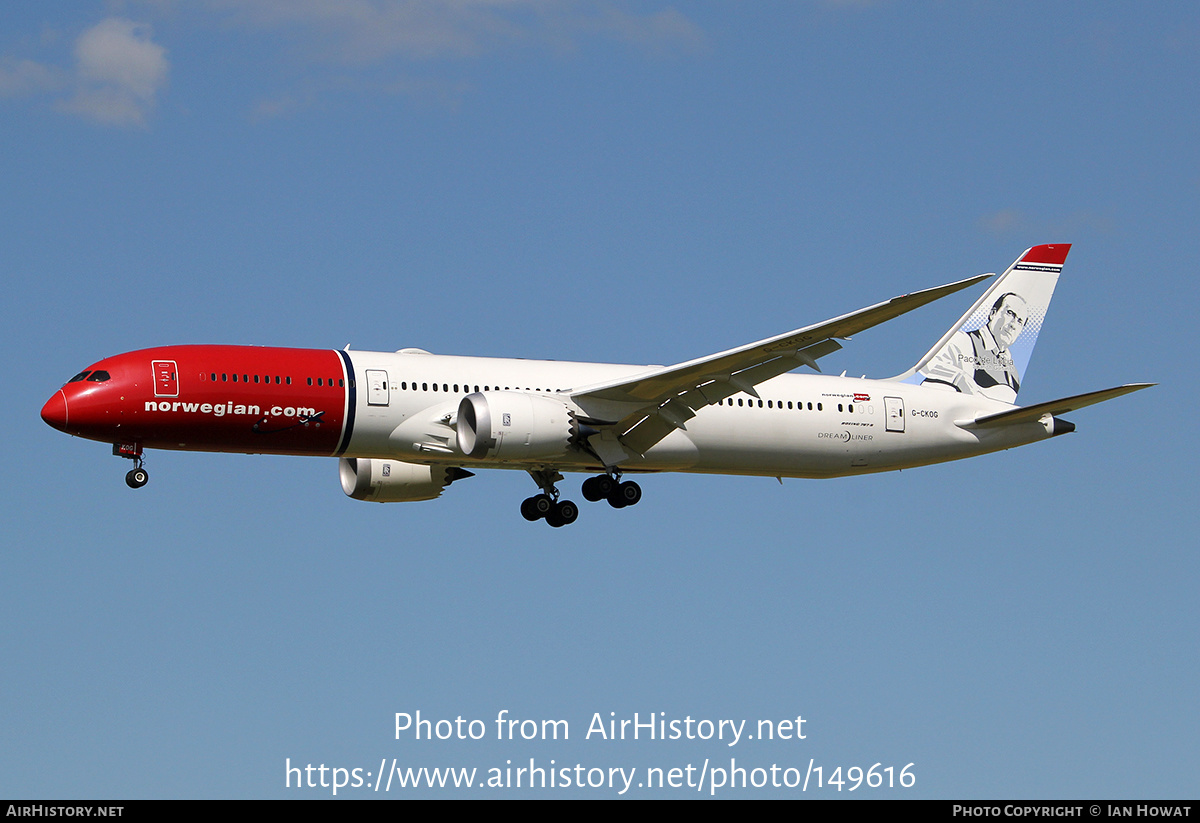 Aircraft Photo of G-CKOG | Boeing 787-9 Dreamliner | Norwegian | AirHistory.net #149616