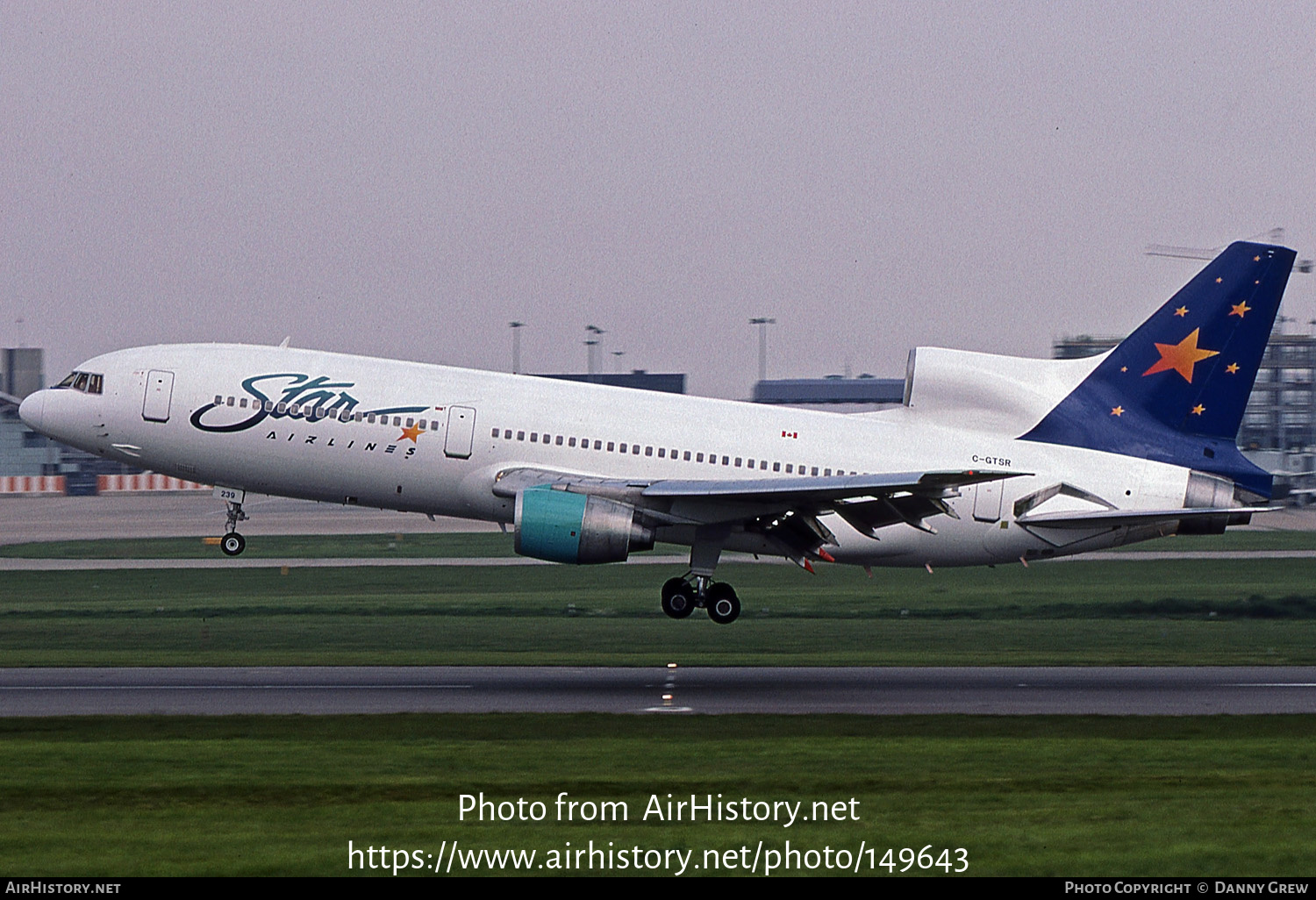 Aircraft Photo of C-GTSR | Lockheed L-1011-385-3 TriStar 500 | Star Airlines | AirHistory.net #149643