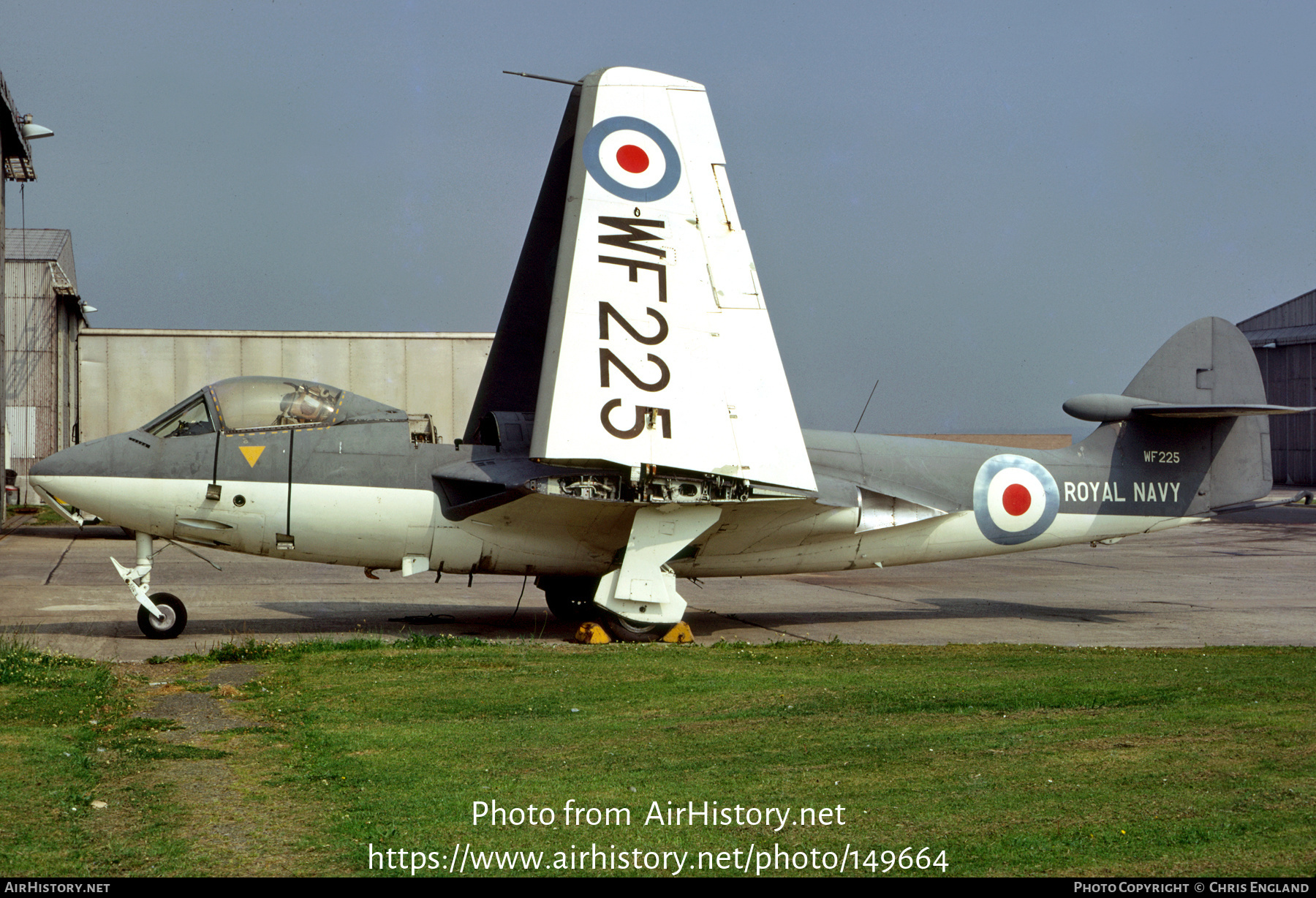 Aircraft Photo of WF225 | Hawker Sea Hawk F2 | UK - Navy | AirHistory.net #149664