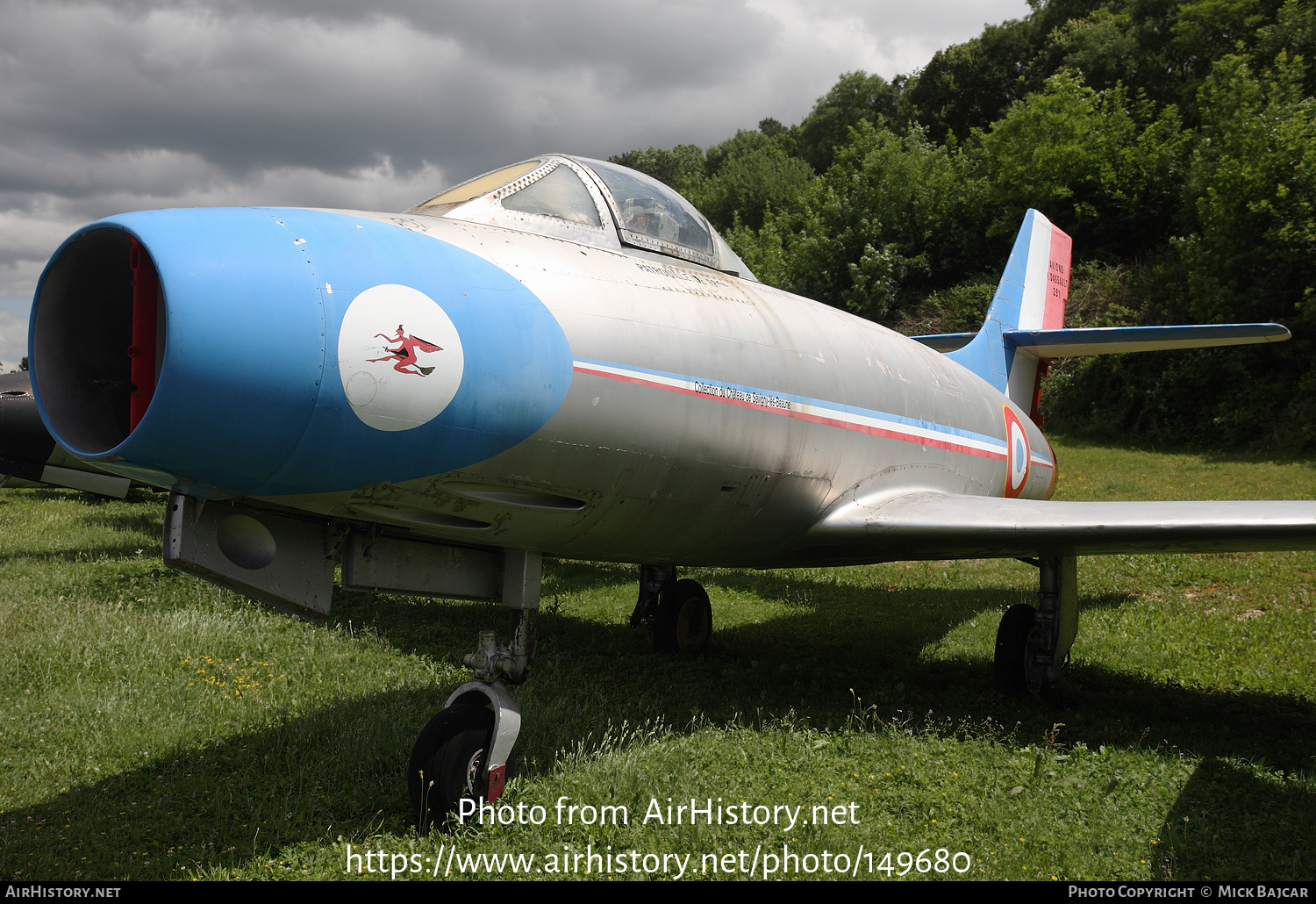 Aircraft Photo of 251 | Dassault MD-450 Ouragan | France - Air Force | AirHistory.net #149680