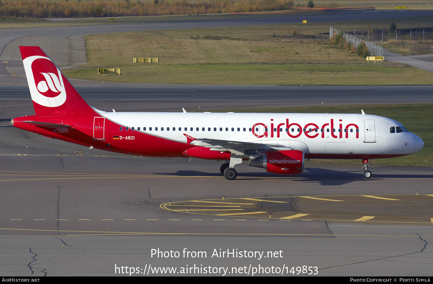 Aircraft Photo of D-ABZI | Airbus A320-216 | Air Berlin | AirHistory.net #149853