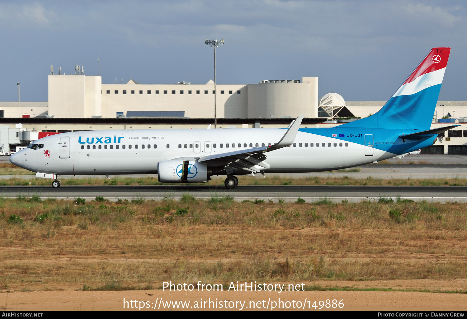 Aircraft Photo of LX-LGT | Boeing 737-8K5 | Luxair | AirHistory.net #149886