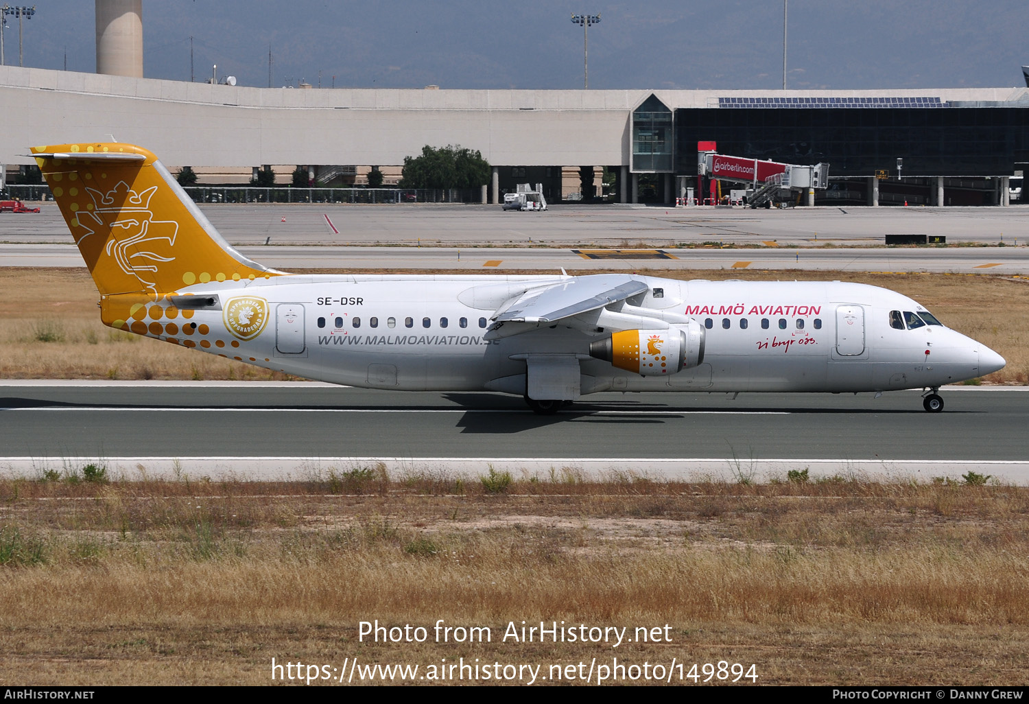 Aircraft Photo of SE-DSR | British Aerospace Avro 146-RJ100 | Malmö Aviation | AirHistory.net #149894