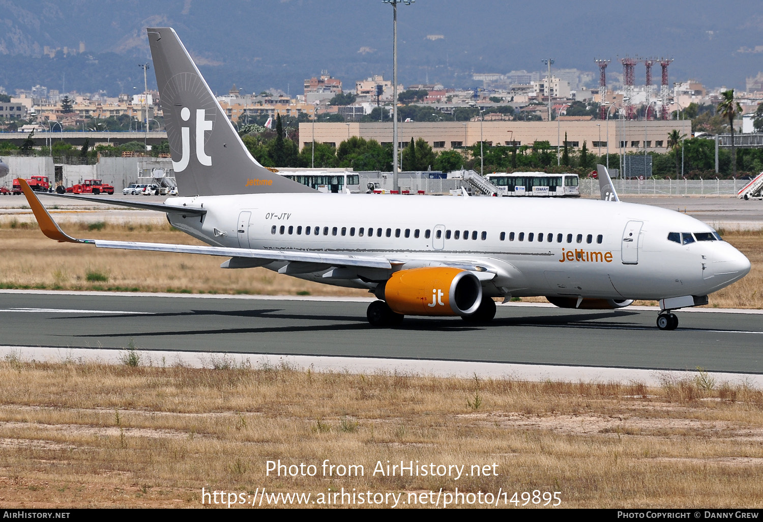 Aircraft Photo of OY-JTV | Boeing 737-7L9 | Jettime | AirHistory.net #149895