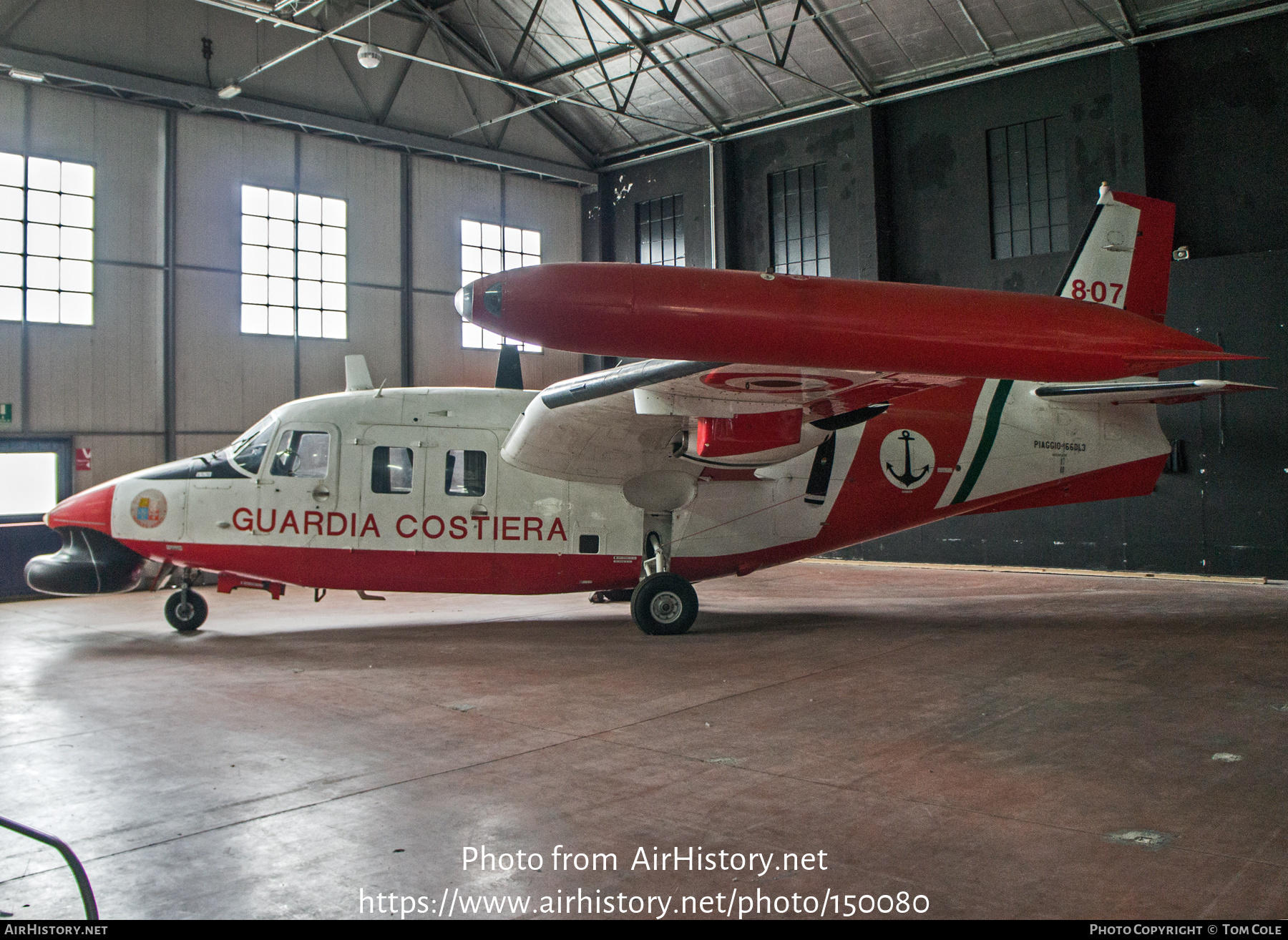 Aircraft Photo of MM25165 | Piaggio P-166DL-3/SEM | Italy - Guardia Costiera | AirHistory.net #150080