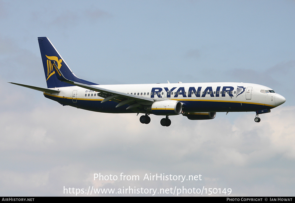 Aircraft Photo of EI-DCH | Boeing 737-8AS | Ryanair | AirHistory.net #150149