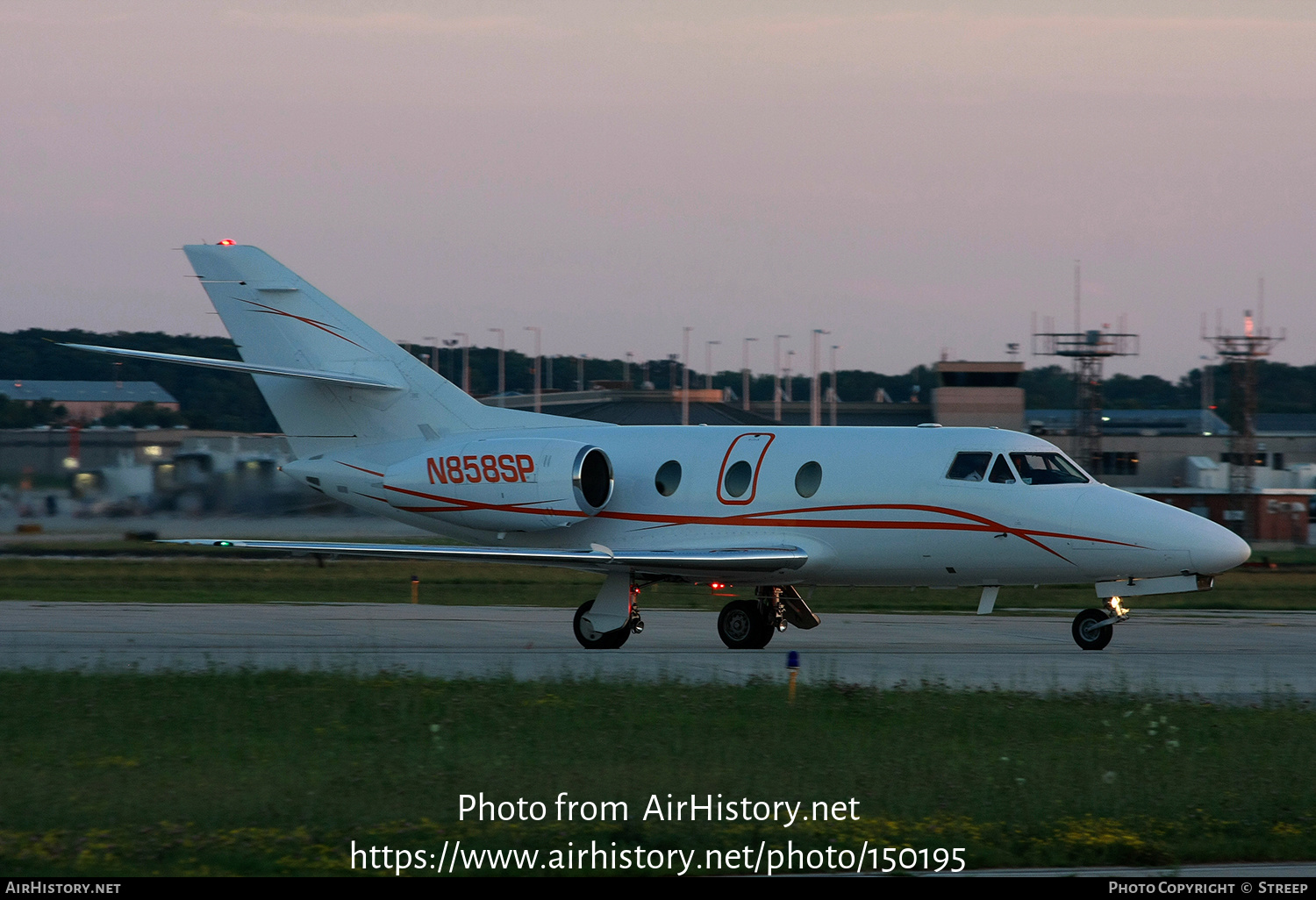 Aircraft Photo of N858SP | Dassault Falcon 10 | AirHistory.net #150195