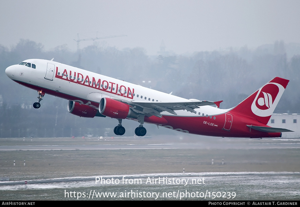 Aircraft Photo of OE-LOE | Airbus A320-214 | Laudamotion | AirHistory.net #150239