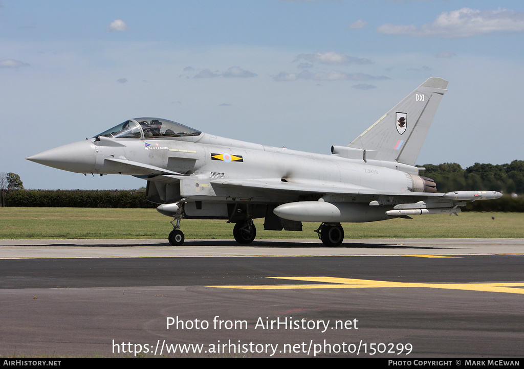 Aircraft Photo of ZJ939 | Eurofighter EF-2000 Typhoon FGR4 | UK - Air Force | AirHistory.net #150299