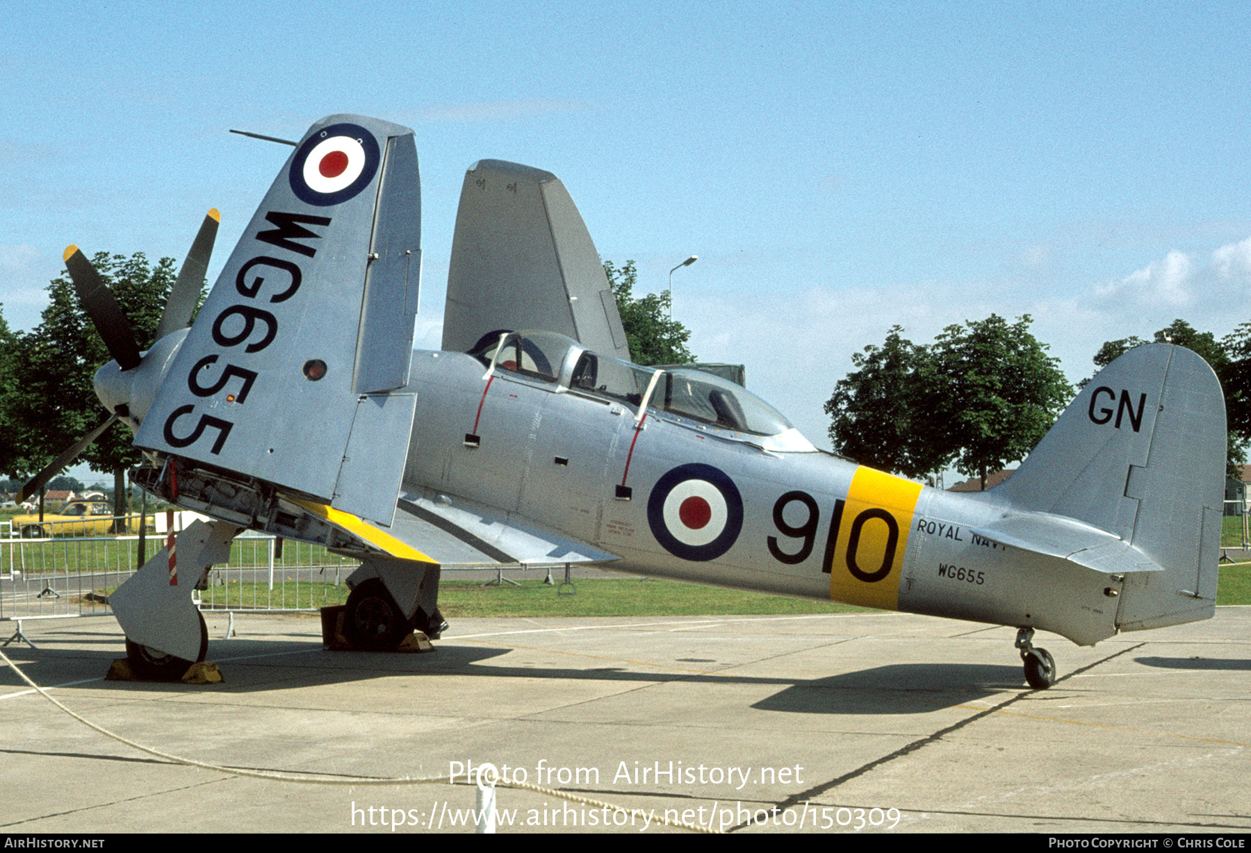 Aircraft Photo of WG655 | Hawker Sea Fury T20S | UK - Navy | AirHistory.net #150309