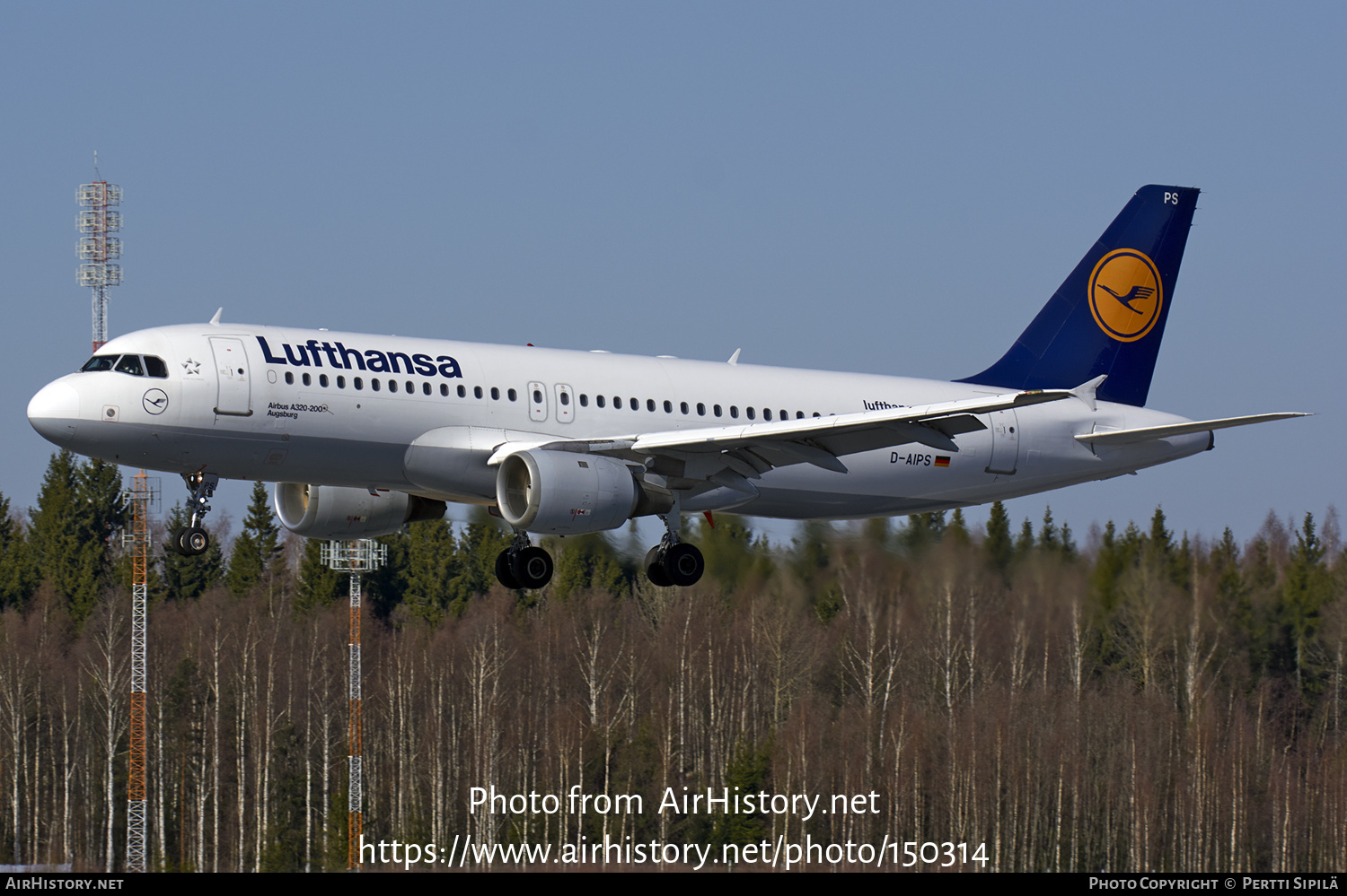 Aircraft Photo of D-AIPS | Airbus A320-211 | Lufthansa | AirHistory.net #150314