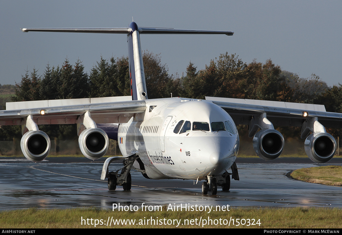 Aircraft Photo of OO-DWB | British Aerospace Avro 146-RJ100 | Brussels Airlines | AirHistory.net #150324