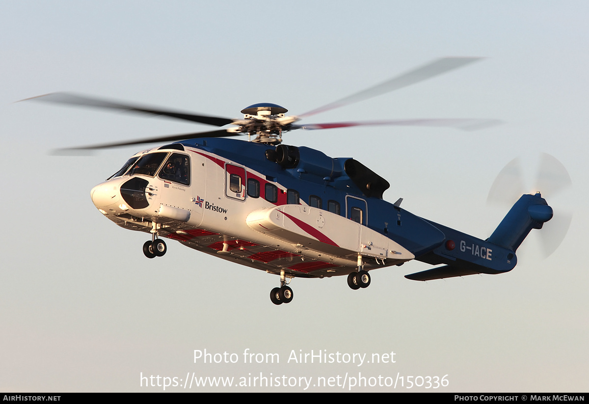 Aircraft Photo of G-IACE | Sikorsky S-92A | Bristow Helicopters | AirHistory.net #150336