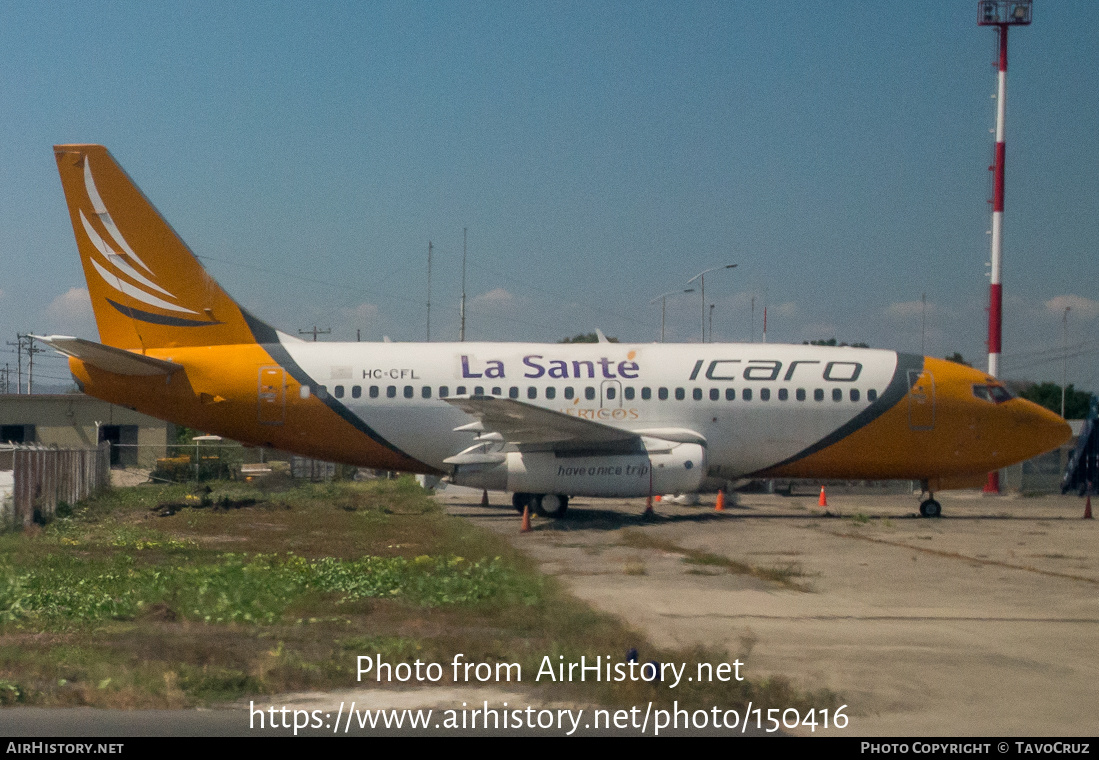 Aircraft Photo of HC-CFL | Boeing 737-236/Adv | Ícaro Air | La Santé | AirHistory.net #150416