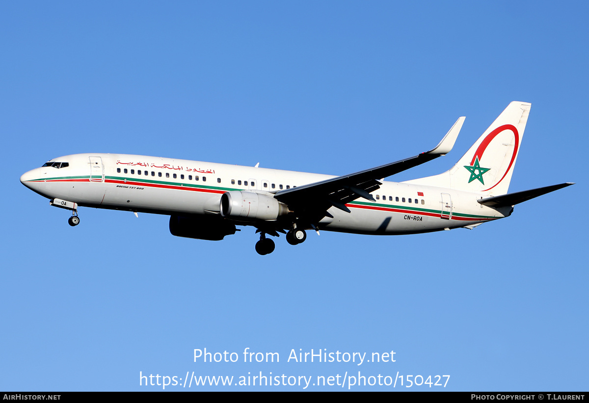 Aircraft Photo of CN-ROA | Boeing 737-8B6 | Royal Air Maroc - RAM | AirHistory.net #150427