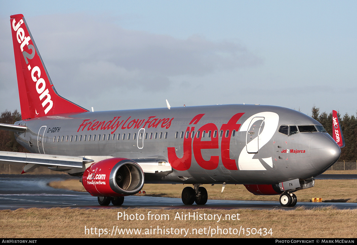 Aircraft Photo of G-GDFH | Boeing 737-3Y5 | Jet2 | AirHistory.net #150434