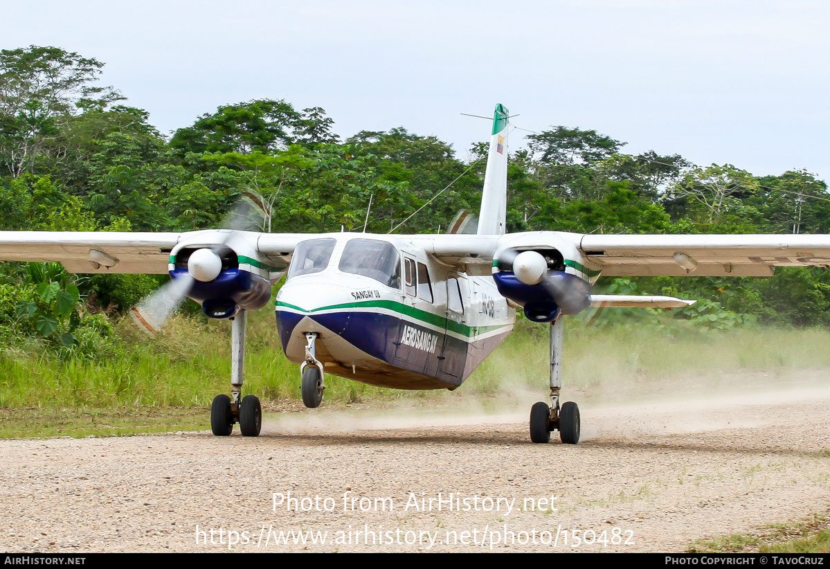 Aircraft Photo of HC-CGI | Britten-Norman BN-2A-21 Defender | Aero Sangay | AirHistory.net #150482