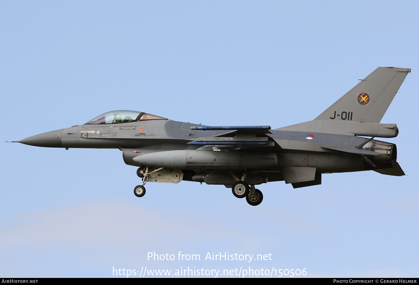 Aircraft Photo of J-011 | General Dynamics F-16AM Fighting Falcon | Netherlands - Air Force | AirHistory.net #150506