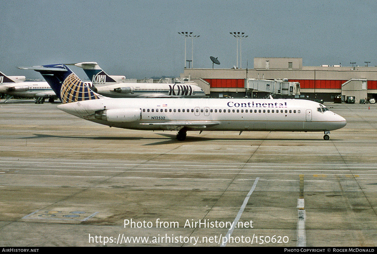 Aircraft Photo of N12532 | McDonnell Douglas DC-9-32 | Continental Airlines | AirHistory.net #150620