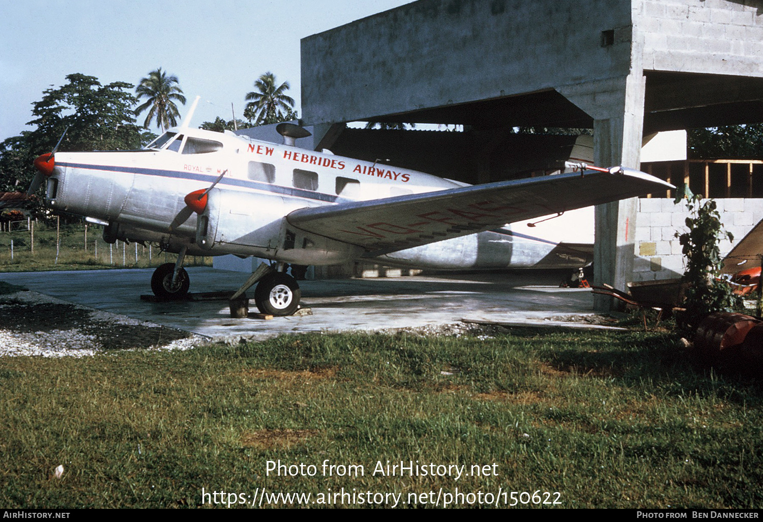 Aircraft Photo of VQ-FAS | De Havilland Australia DHA-3 Drover Mk2 | New Hebrides Airways | AirHistory.net #150622