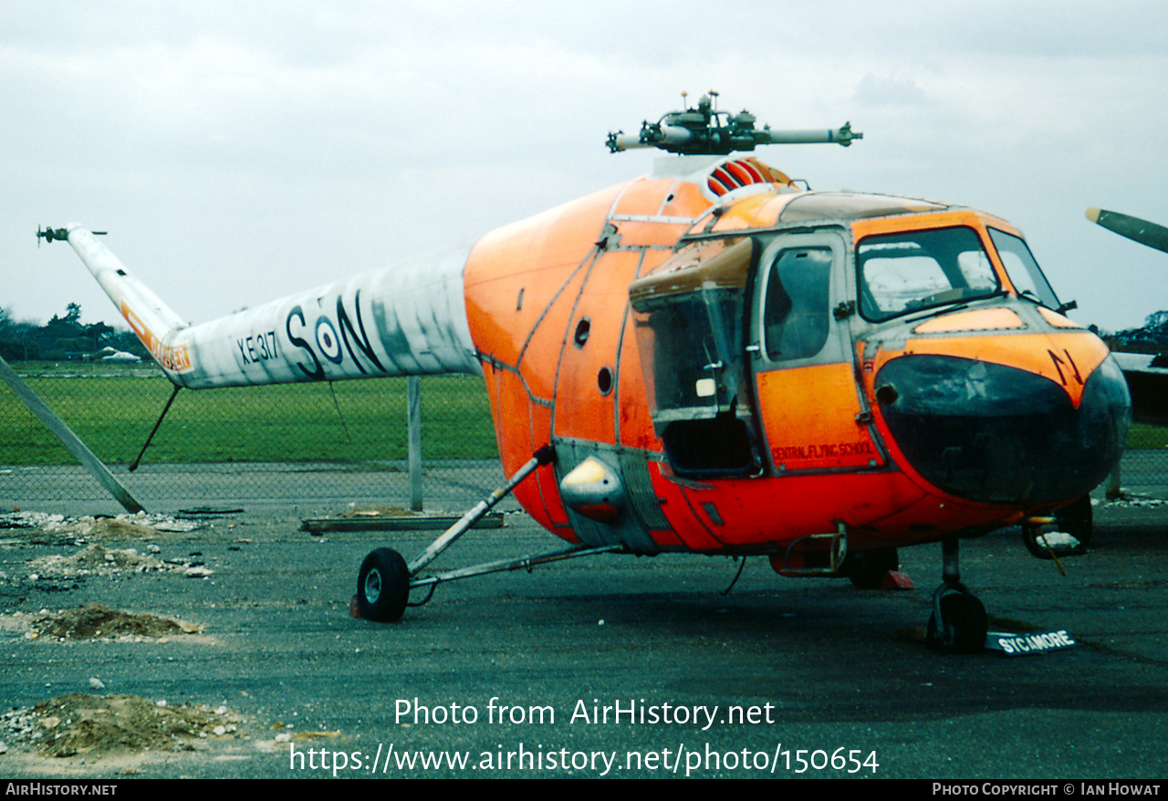 Aircraft Photo of XE317 | Bristol 171 Sycamore HR14 | UK - Air Force | AirHistory.net #150654