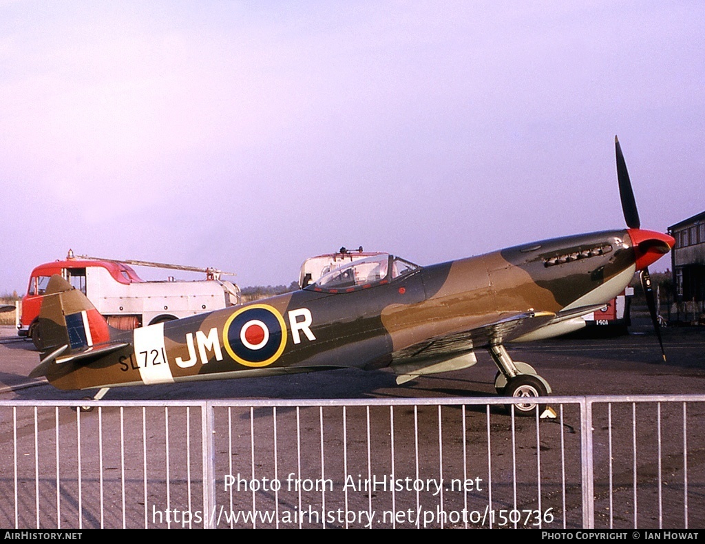 Aircraft Photo of G-BAUP / SL721 | Supermarine 361 Spitfire LF16E | UK - Air Force | AirHistory.net #150736