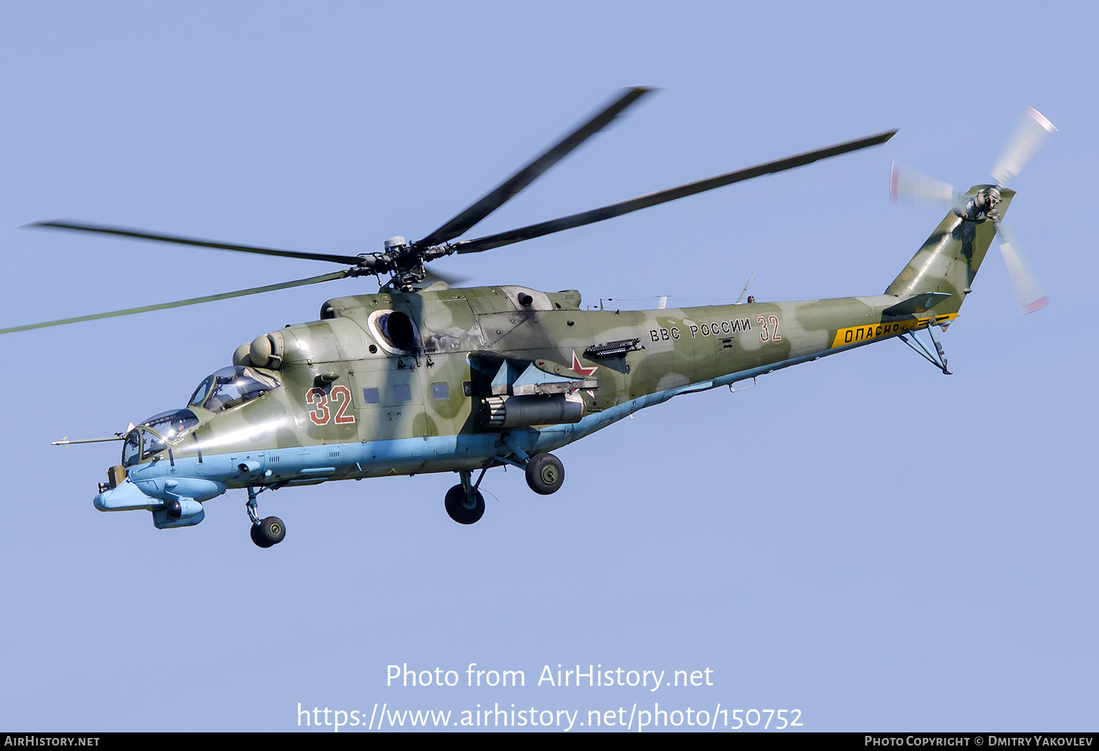 Aircraft Photo of 32 red | Mil Mi-24PN | Russia - Air Force | AirHistory.net #150752