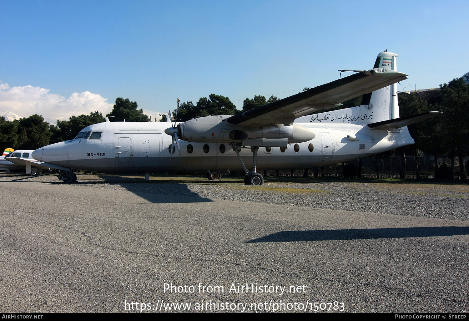 Aircraft Photo of SN-4101 | Fokker F27-600 Friendship | Iran - Revolutionary Guard Air Force | AirHistory.net #150783