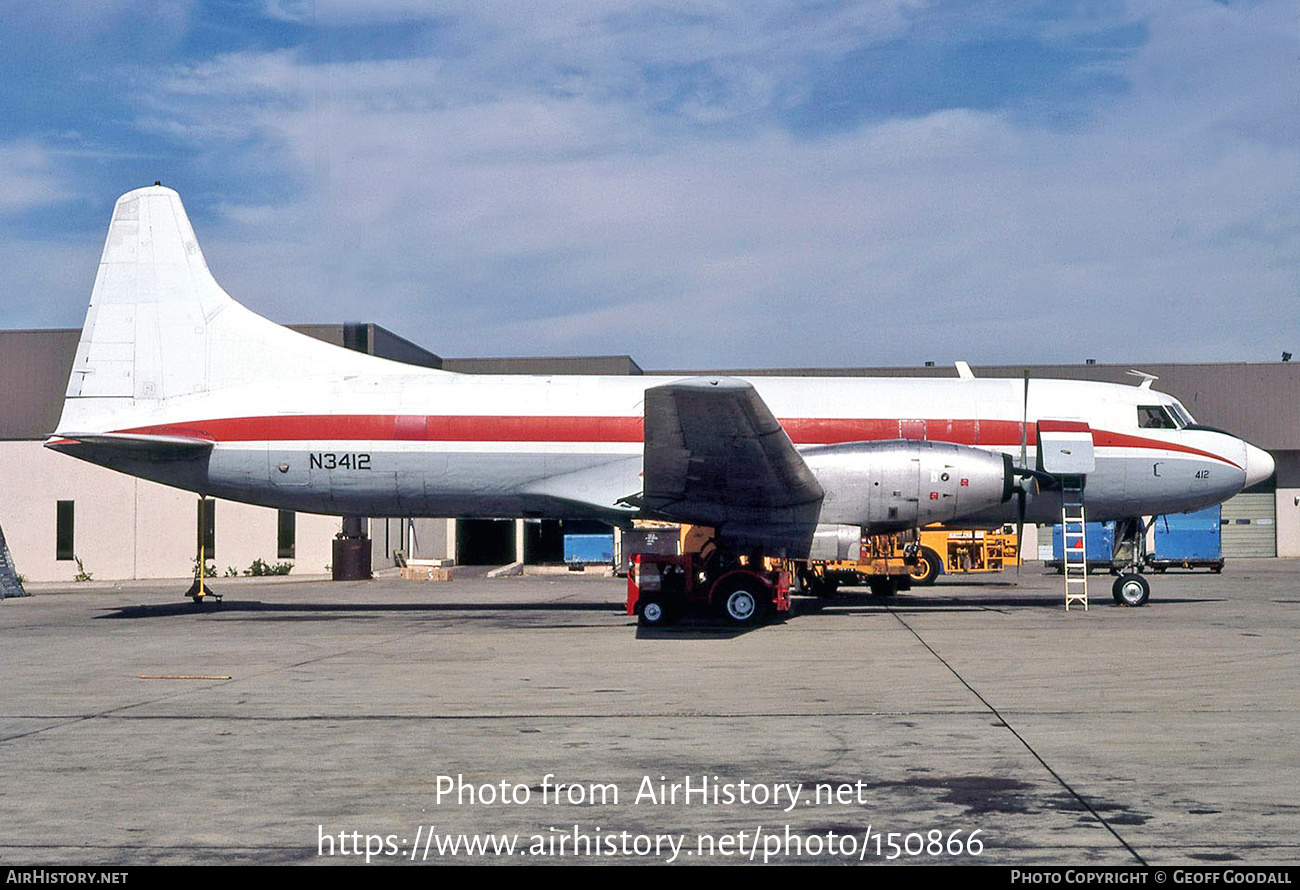 Aircraft Photo of N3412 | Convair 640 | SMB Stage Line | AirHistory.net #150866