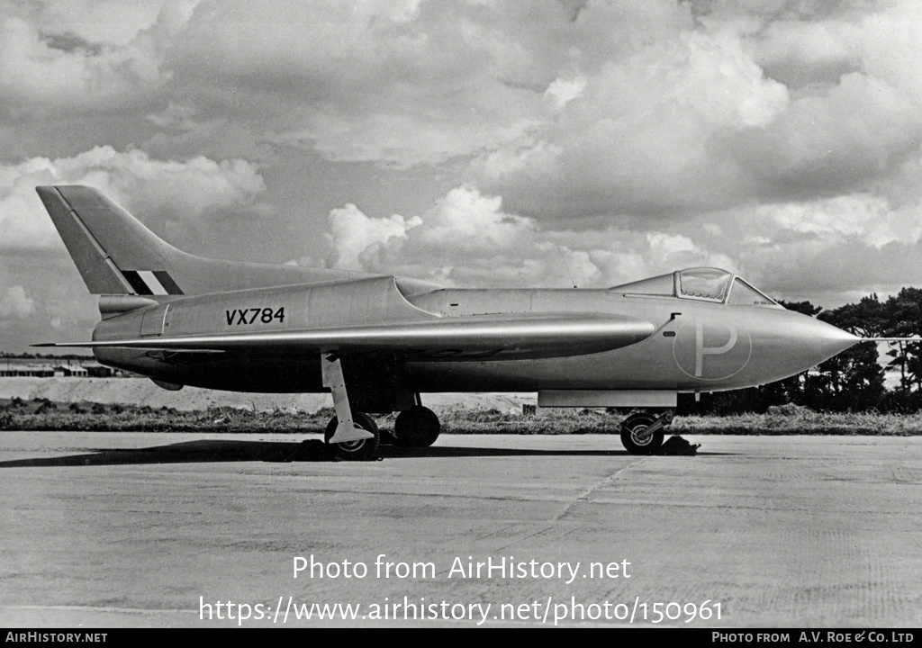 Aircraft Photo of VX784 | Avro 707 | UK - Air Force | AirHistory.net #150961