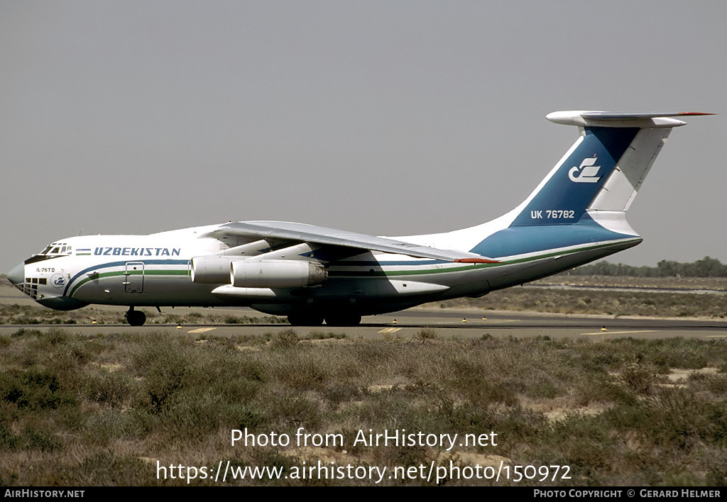 Aircraft Photo of UK-76782 | Ilyushin Il-76TD | Uzbekistan Airways | AirHistory.net #150972