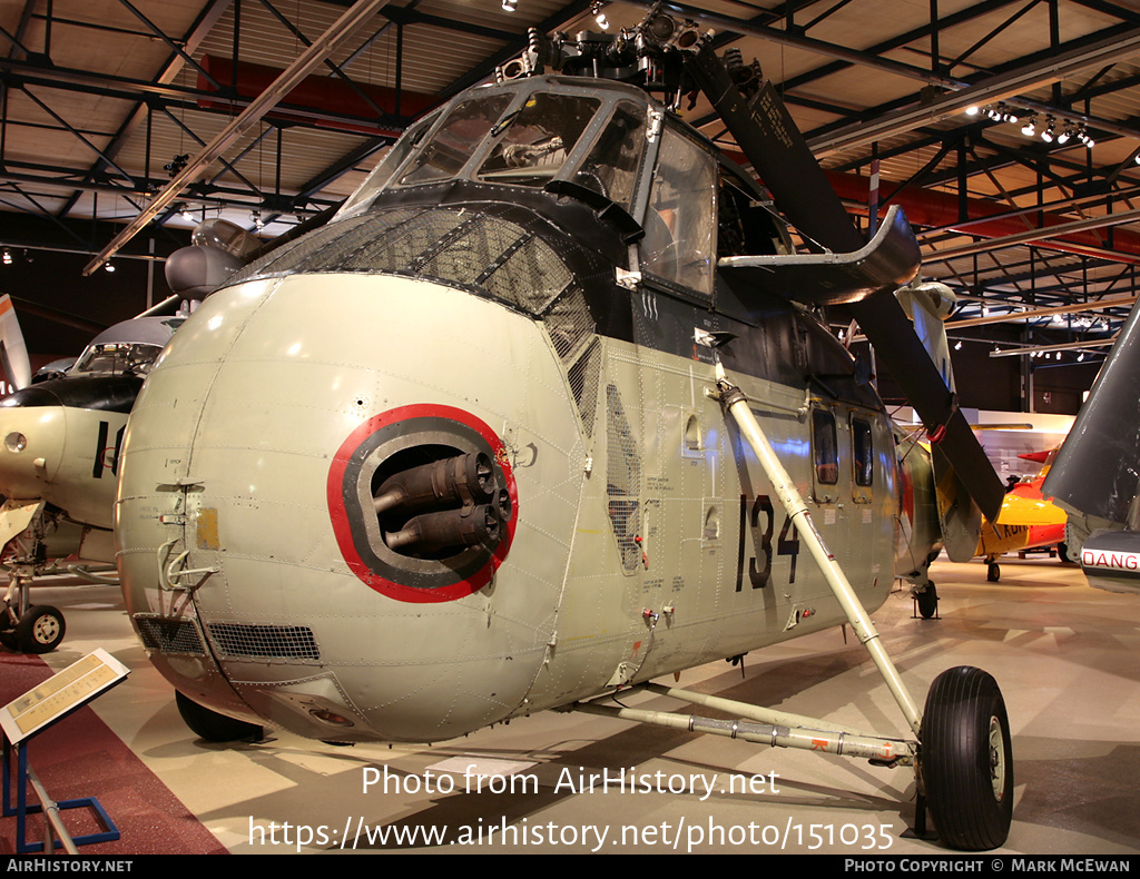 Aircraft Photo of 134 | Sikorsky UH-34J Seabat | Netherlands - Navy | AirHistory.net #151035