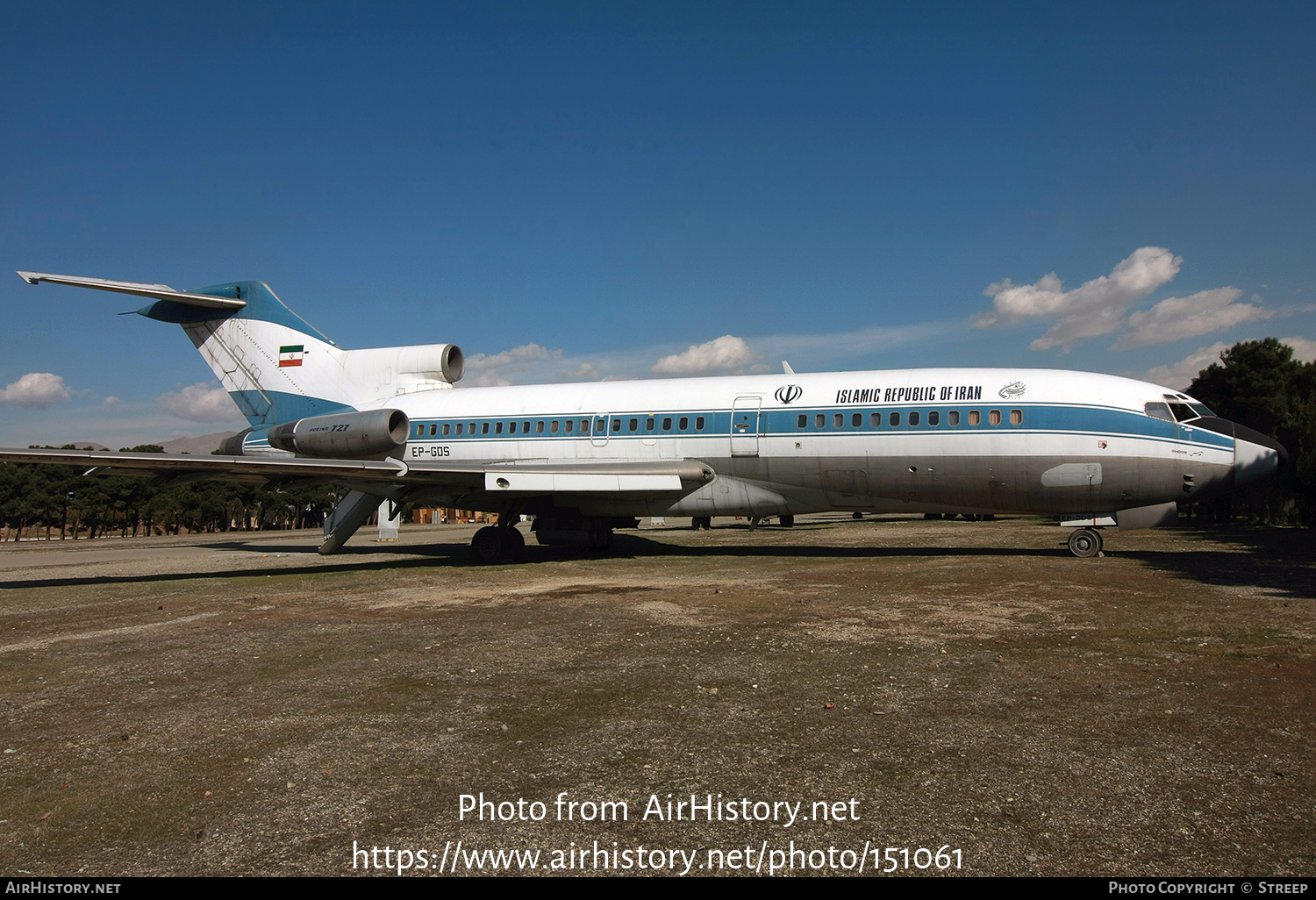 Aircraft Photo of EP-GDS | Boeing 727-81 | Islamic Republic of Iran | AirHistory.net #151061