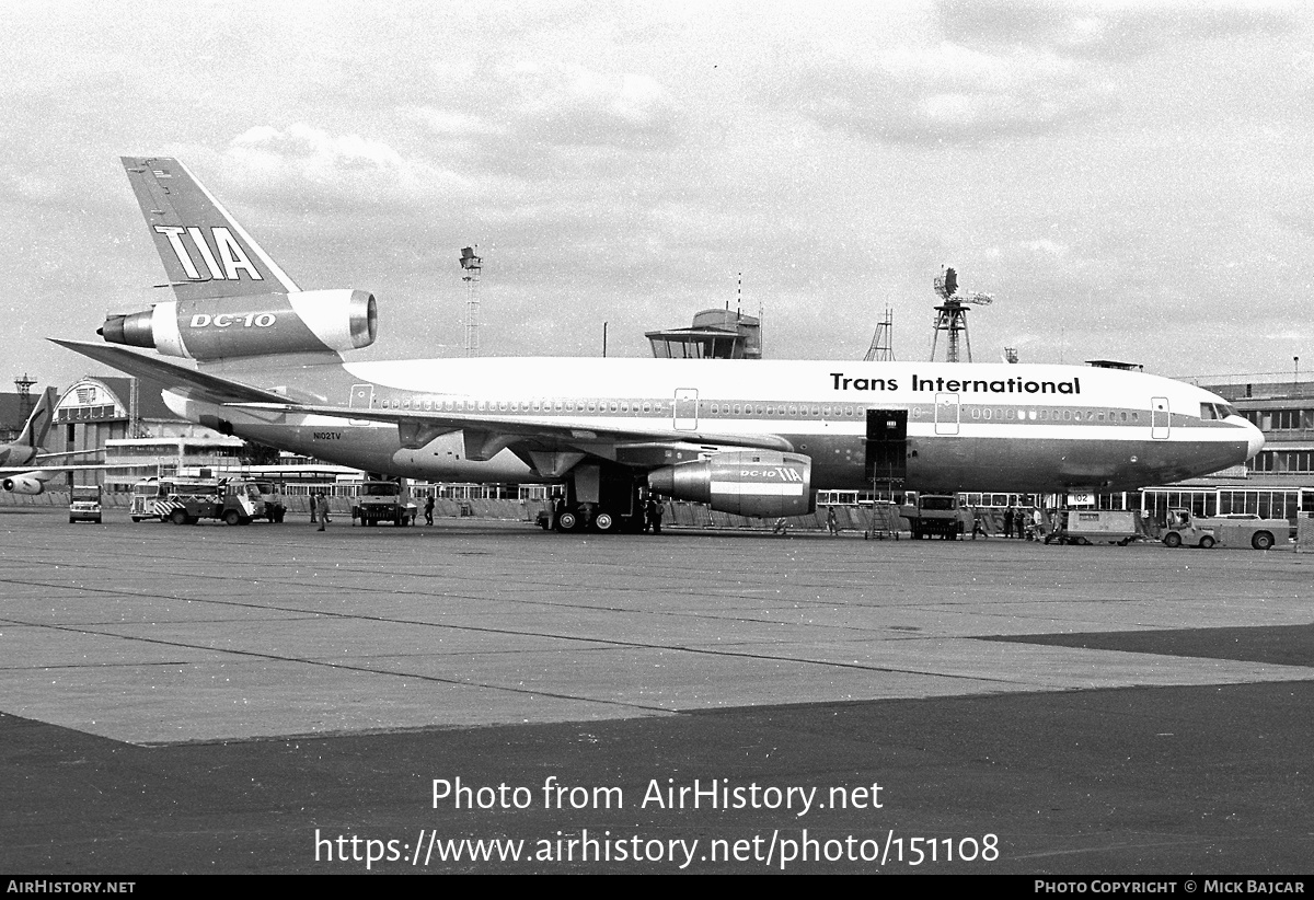 Aircraft Photo of N102TV | McDonnell Douglas DC-10-30CF | Trans International Airlines - TIA | AirHistory.net #151108