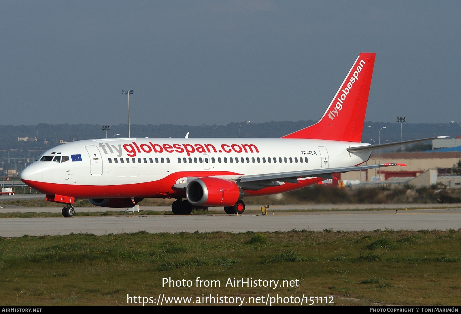 Aircraft Photo of TF-ELR | Boeing 737-330(QC) | Flyglobespan | AirHistory.net #151112