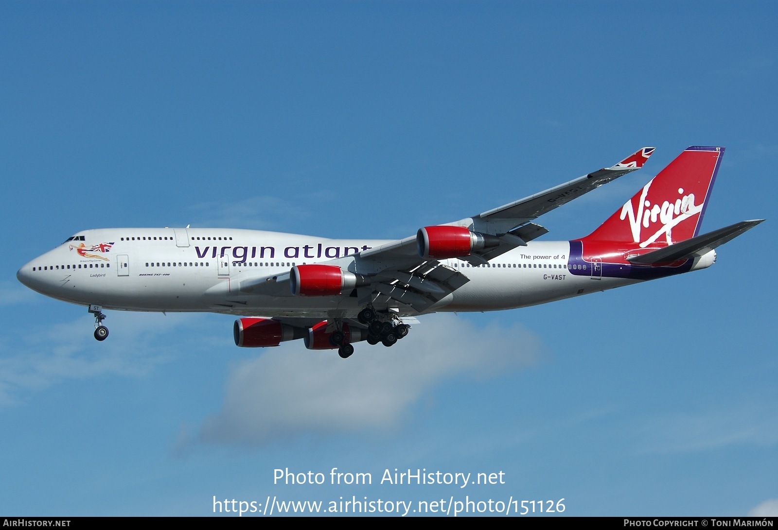 Aircraft Photo of G-VAST | Boeing 747-41R | Virgin Atlantic Airways | AirHistory.net #151126