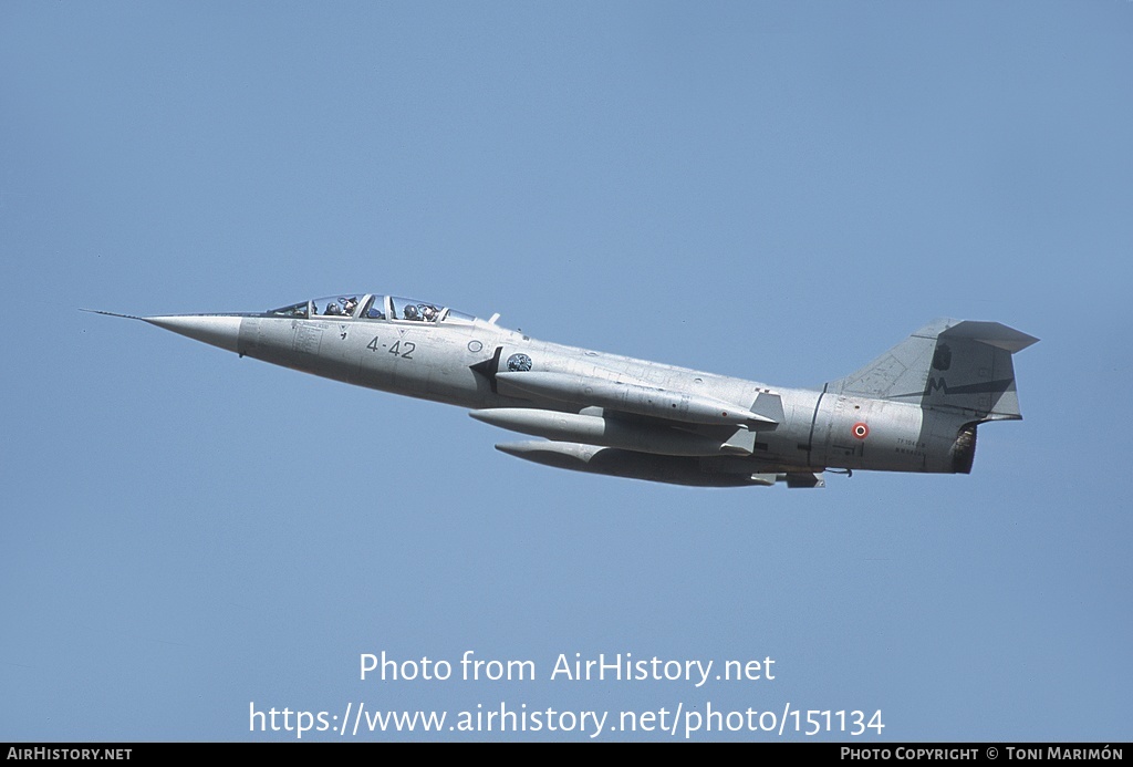 Aircraft Photo of MM54261 | Lockheed TF-104G/M Starfighter | Italy - Air Force | AirHistory.net #151134