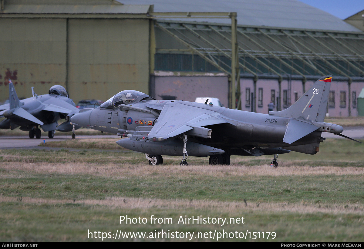 Aircraft Photo of ZD378 | British Aerospace Harrier GR9 | UK - Air Force | AirHistory.net #151179