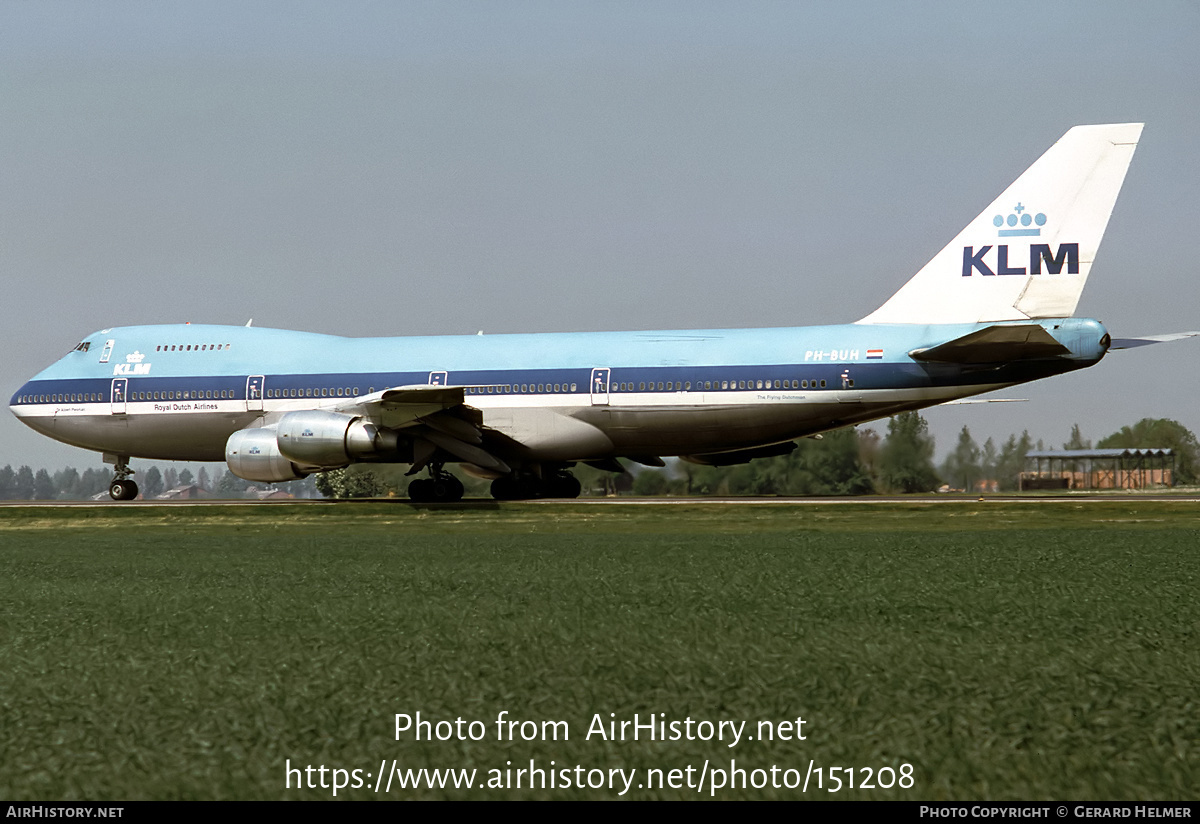 Aircraft Photo Of Ph Buh Boeing 747 6bm Klm Royal Dutch Airlines Airhistory Net 1518