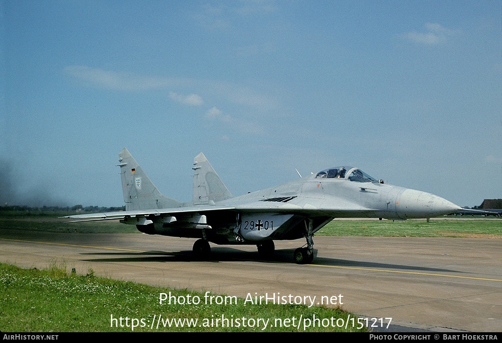 Aircraft Photo of 2901 | Mikoyan-Gurevich MiG-29G (9-12A) | Germany - Air Force | AirHistory.net #151217