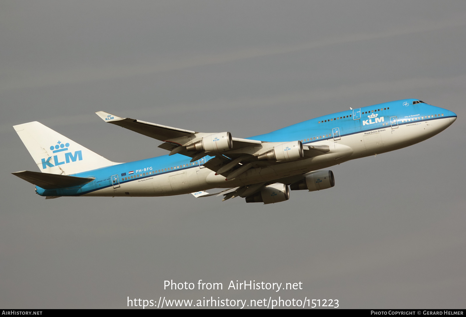 Aircraft Photo of PH-BFG | Boeing 747-406 | KLM - Royal Dutch Airlines | AirHistory.net #151223