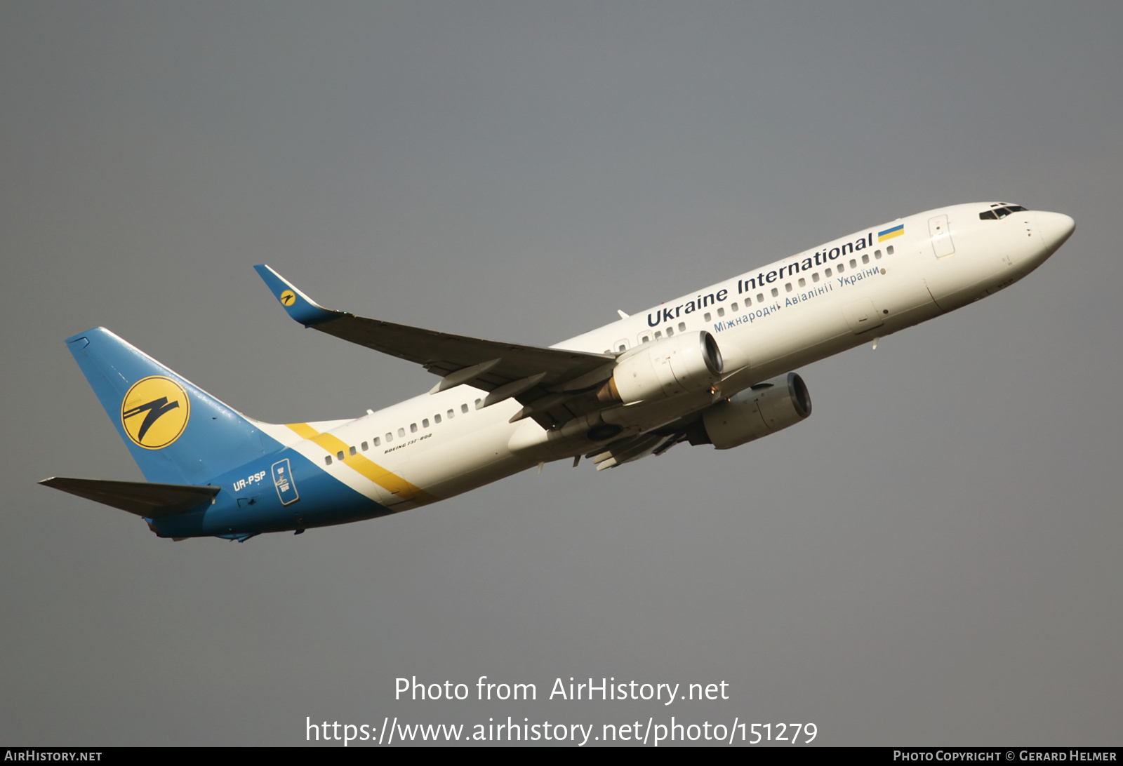 Aircraft Photo of UR-PSP | Boeing 737-8Q8 | Ukraine International Airlines | AirHistory.net #151279